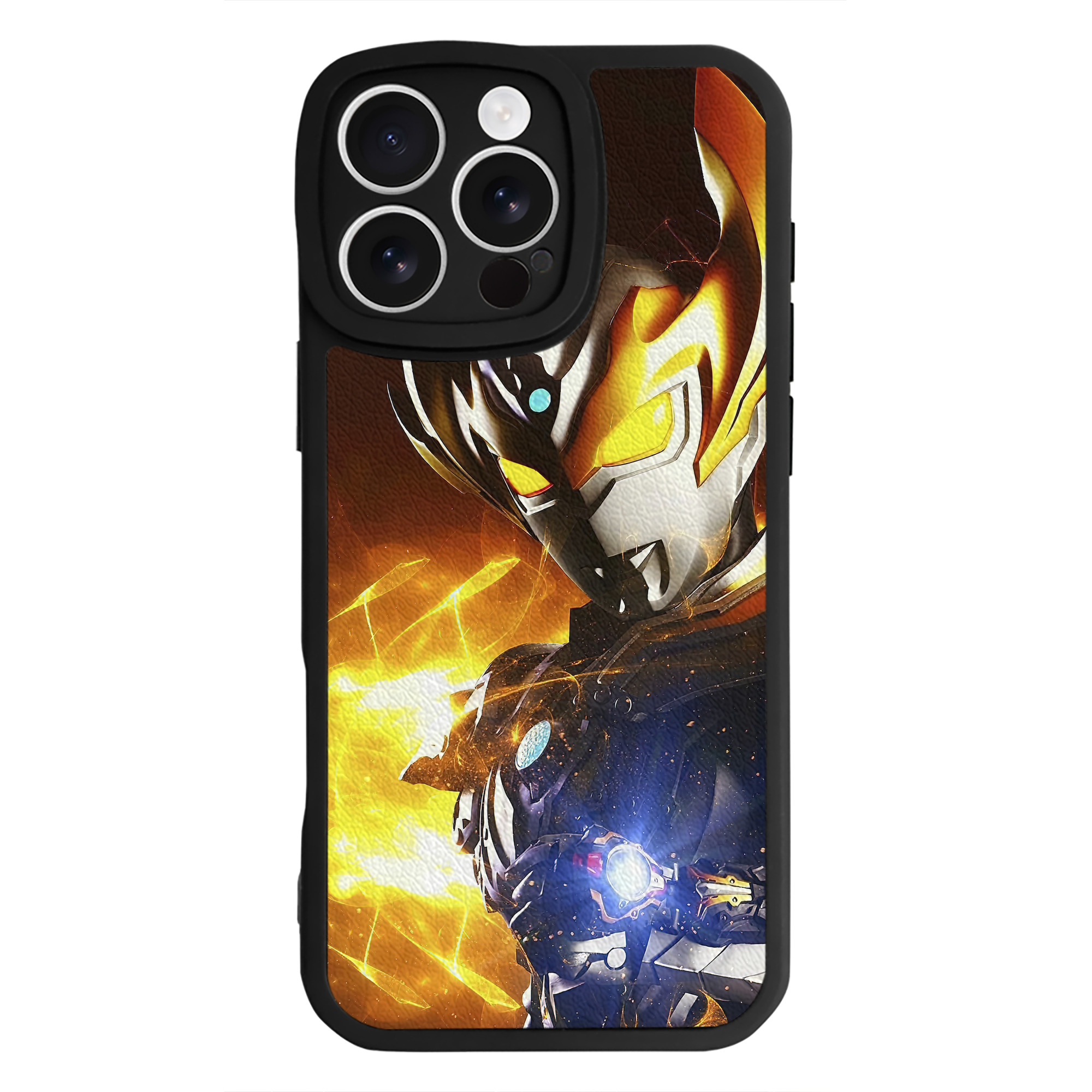 （画像用） ウルトラマン Ultraman 【iPhone 16シリーズ対応】シリコンスマホケース（レザー調） 材質：シリコン